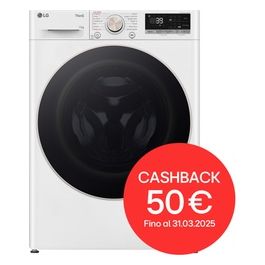 AI DD F4R7011TSWG Lavatrice 11kg a Carica Frontale Serie R7 Lavatrice Classe A -10% 1400 giri TurboWash 360 Vapore su 7 Programmi Wi-Fi Libera installazione Bianco