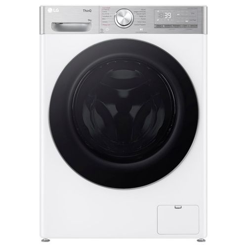 F4R9009TPWC Serie R9 Lavatrice Frontale 9 Kg 1400 rpm Classe A AI DD TurboWash 360 Vapore Wi-Fi (85x60x56.5 cm) colore Bianco