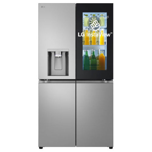 GMK961PY5E InstaView Frigorifero 4 Porte 646 L 179 cm Classe E 40 dB Wi-Fi Dispenser Acqua UVnano ThinQ colore Argento