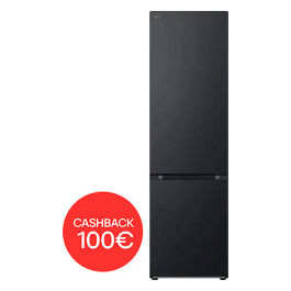 LG GBV7280DEV Frigorifero Combinato Classe Energetica D 387 Litri Fresh Converter Porte Piatte Nero