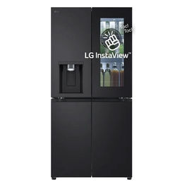 GMG860EPBE Frigorifero Slim Multidoor InstaView Classe E 638 Litri Wi-Fi Door e Linear Cooling Frigo con Dispenser Acqua UVnano senza allaccio Metal Fresh Frigorifero Nero Opaco