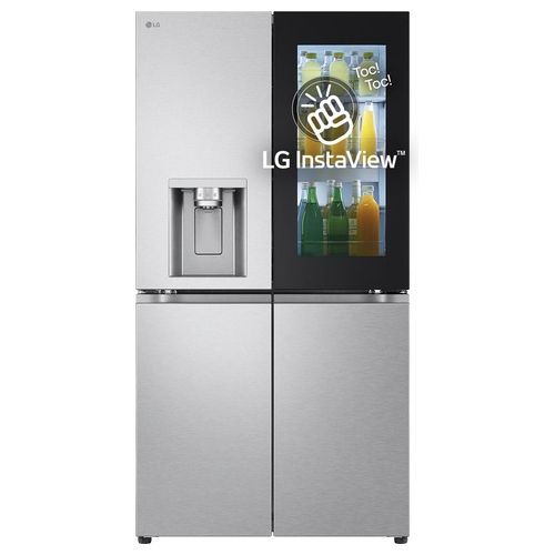 GMG960MBJE InstaView Frigorifero Americano Side by Side Capacità 638 Litri Classe energetica E Raffreddamento No Frost colore Argento
