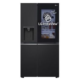 LG GSGV80EPLL Frigorifero Side-by-Side InstaView 635 Litri Classe E No Frost WIFi Dispenser con allaccio Nero