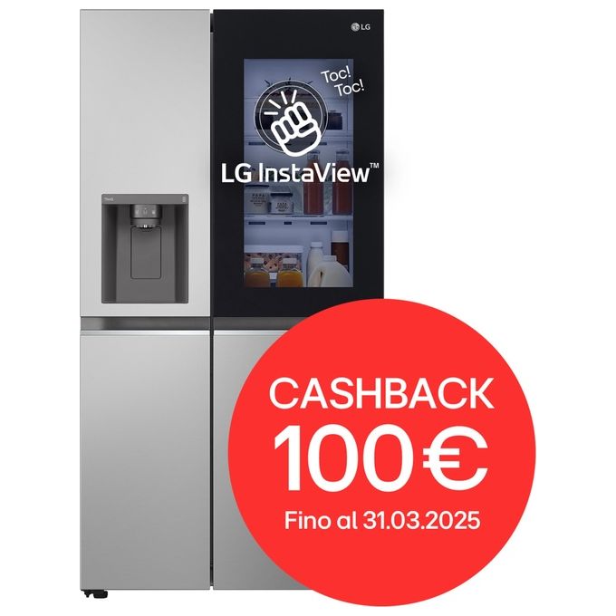 Lg GSGV80PYLD.APYQEUR Frigorifero Americano Side by Side No Frost Capacita' 635 Litri Classe D colore Silver