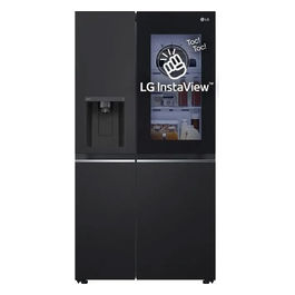 GSGV81EPLL - Frigorifero Side-by-Side 635 L, 179 cm, Classe E, 36 dB, Total No Frost, InstaView™, DoorCooling+, Dispenser acqua e ghiaccio, Nero opaco