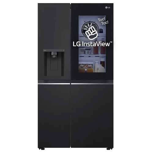 GSGV81EPLL - Frigorifero Side-by-Side 635 L, 179 cm, Classe E, 36 dB, Total No Frost, InstaViewâ„¢, DoorCooling+, Dispenser acqua e ghiaccio, Nero opaco