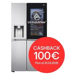 GSXV90MBAE Frigorifero Side by Side InstaView Door-in-Door 635 Litri Classe Energetica E  No Frost  Uvnano Wi-Fi Acciaio Dispenser con allaccio