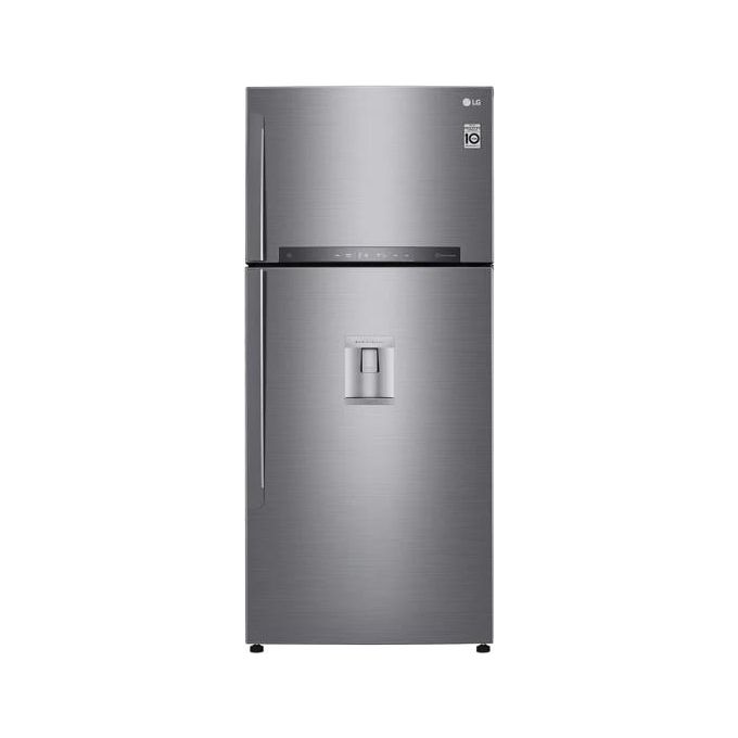 LG GTF744PZHV Frigorifero Doppia Porta Capacita' 547 Litri Classe energetica F Total No Frost Multy Air Flow Wi-Fi Larghezza 78 cm Altezza 180 cm Inox Premium