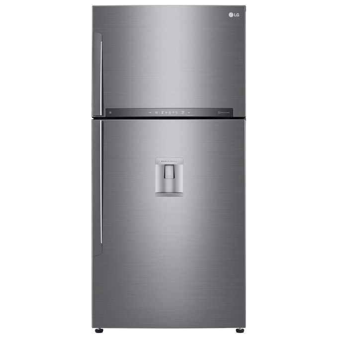 Image of LG GTF916PZPED Frigorifero Doppia Porta Maxi 592 Litri Wi-Fi Dispenser Acqua Classe Energetica E Inox