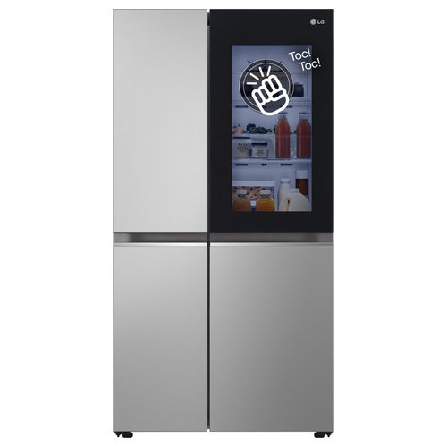 InstaView GSVV80PYLL frigorifero Side-by-Side Libera installazione 655 Litri Argento