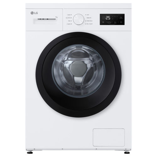 F4NA10S7NWK Lavatrice Slim 7 Kg 1400 rpm Classe A Vapore Igienizzante Cestello Bolle (85x60x47 cm) colore Bianco