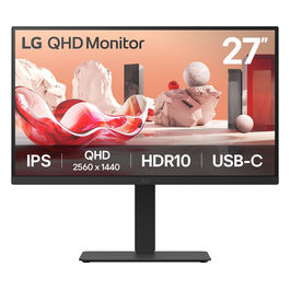 Monitor 27" 27BA75QB-B.AEU Wide Quad HD Led Nero