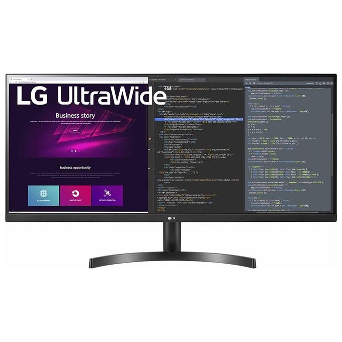 LG Monitor Flat 34'' 34WN700-B 3440 x 1440 Pixel Quad HD Tempo di risposta 5 ms