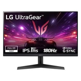 LG UltraGear 24GS60F-B.AEUQ - Schermo PC Gaming 24 - Pannello IPS risoluzione FHD (1920 x 1080), 1ms GtG, HDR 10, sRGB99%, AMD FreeSync, compatibile NVIDIA G-Sync, inclinabile, DisplayPort 1.4, HDMI