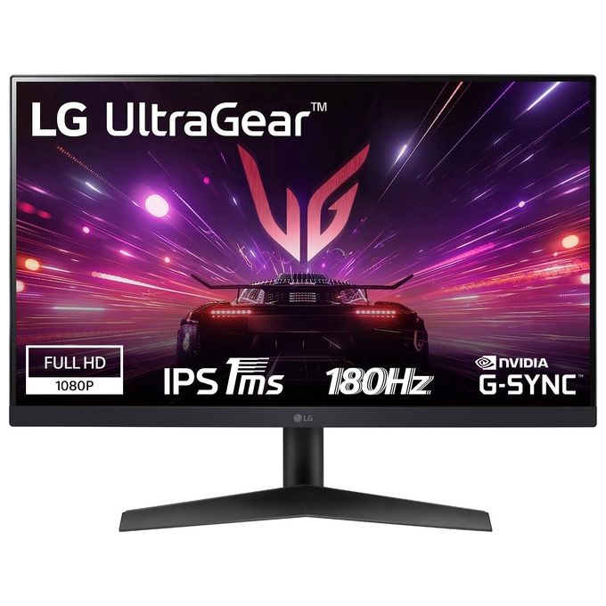 Image of LG UltraGear 24GS60F-B.AEUQ - Schermo PC Gaming 24 - Pannello IPS risoluzione FHD (1920 x 1080), 1ms GtG, HDR 10, sRGB99%, AMD FreeSync, compatibile NVIDIA G-Sync, inclinabile, DisplayPort 1.4, HDMI