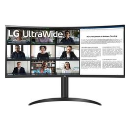 Monitor UltraWide 34WR55QK-B  Large 34"  VA risoluzione QHD (3440 x 1440) 5ms GtG 100Hz HDR 10 sRGB 90% (CIE1931) inclinabile regolabile in altezza