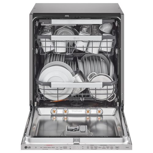 QuadWash DB475TXS Lavastoviglie a Scomparsa Totale Classe Energetica A 14 Coperti Vapore Wi-Fi