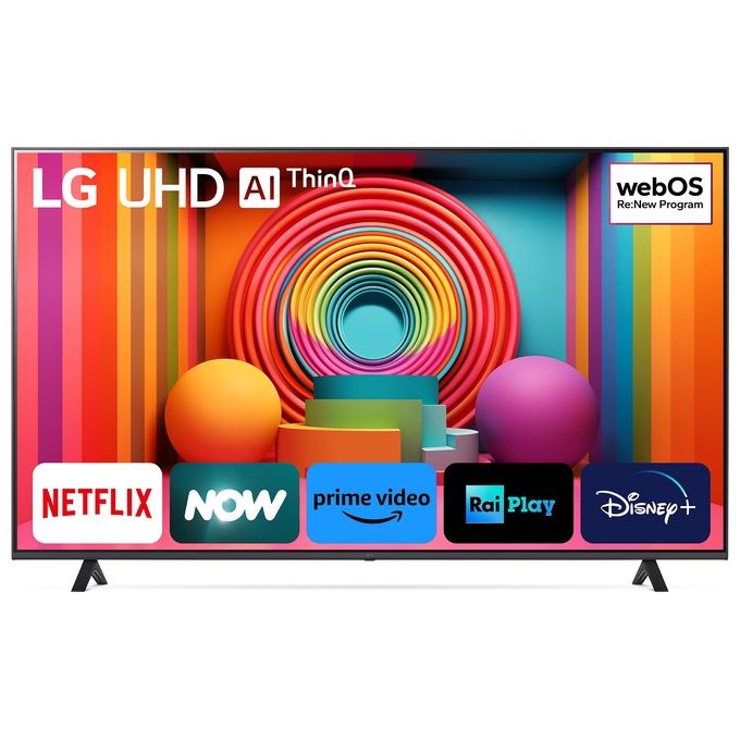 Lg Serie UR75 75UR75006LK Smart TV 75 Pollici Display LED 4K Ultra HD Sistema Operativo WebOs Classe F