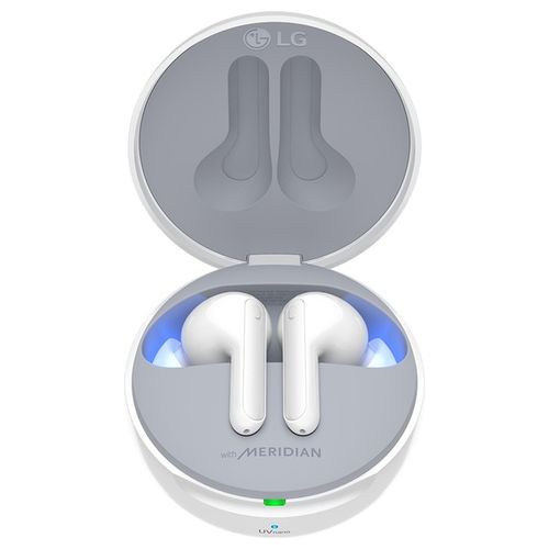LG TONE Free Fn7 In-Ear True Wireless Cancellazione Attiva del Rumore e Audio Meridian Bluetooth Bianco