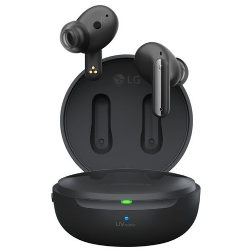 LG TONE Free FP9 In-Ear True Wireless Cancellazione Attiva del Rumore e Audio Meridian Bluetooth UVnano Nero