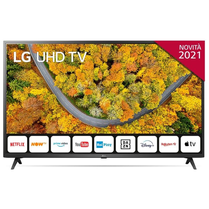 LG Tv 50UP75006LF 50 Pollici Wide Color Quad Core Processor 4K Smart Tv Wi-Fi Dark Iron Gray Gamma 2021