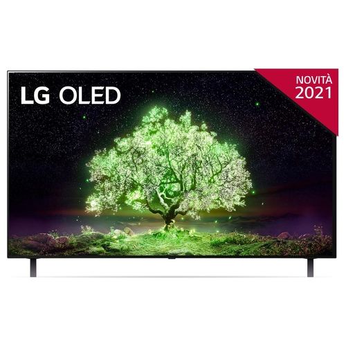 LG Tv Oled OLED55A16LA 55 Pollici Smart Tv Wi-Fi 4K Processore a7 4 Generazione Dolby Vision IQ con Alexa e Google Assistant Blue Gamma 2021