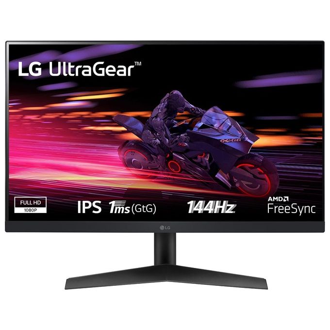 LG UltraGear 24GN60R Monitor Gaming 24 pollici Full HD IPS 1ms 144Hz