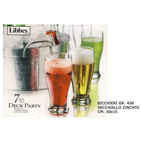 Libbey Glass Bicchieri Deck Party 7 Pezzi