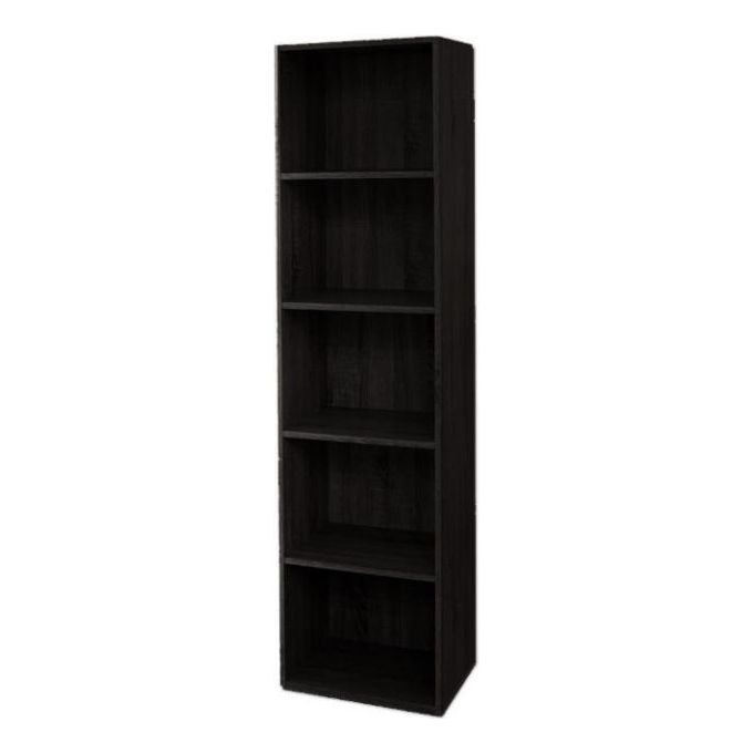 Libreria in legno 5 ripiani scaffale Wenge' L 40 x H 29 x H 172 cm