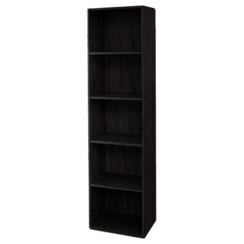 Libreria in legno 5 ripiani scaffale Wenge' L 40 x H 29 x H 172 cm