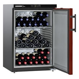 Liebherr WKr 1811 Cantina Climatizzata Allestimento Vinothek Capacita 66 Bottiglie Classe energetica E Filtro ai Carboni Attivi  2 Griglie Zincate Bordeaux/Nero