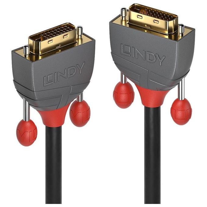Lindy 36223 Cavo DVI 3mt DVI-D Nero