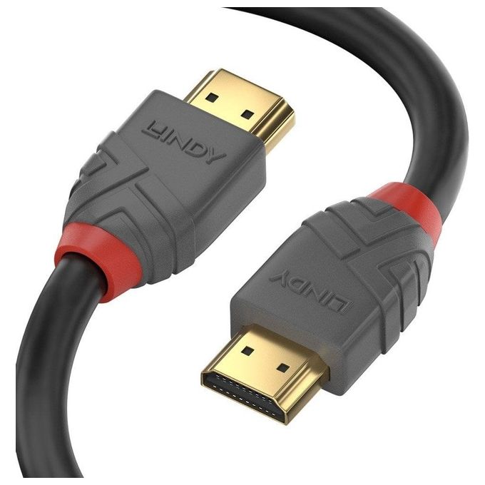Lindy 36968 Cavo Hdmi 15mt Hdmi Tipo A Standard Nero/Grigio