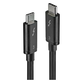 41558 Cavo Thunderbolt 0.8mt Nero
