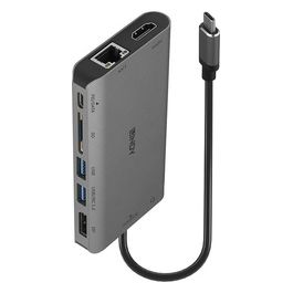 43323 Replicatore di Porte e Docking Station per Notebook Cablato Usb 3.2 Gen 1 Type-C Nero/Grigio