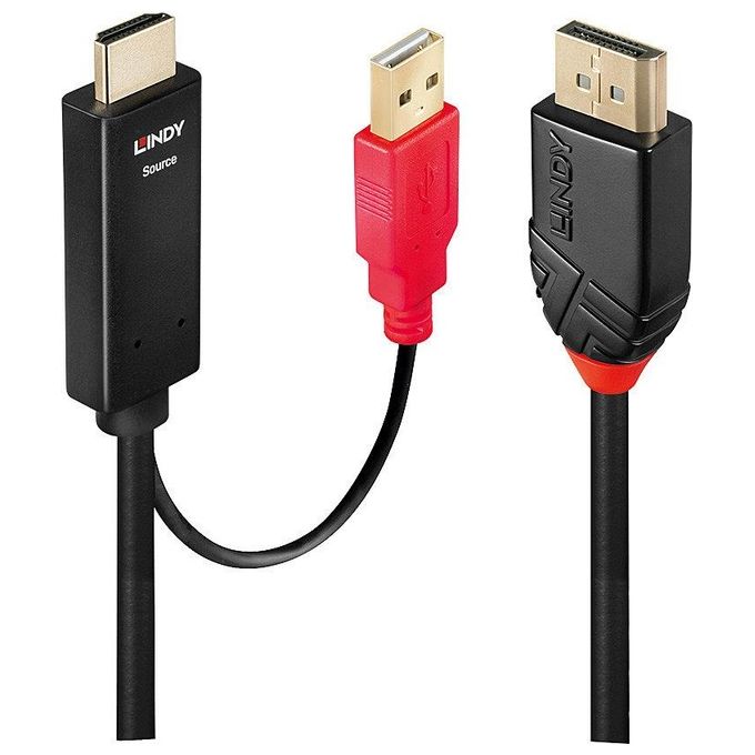 Lindy Cavo Adattatore HDMI a DisplayPort da 3mt