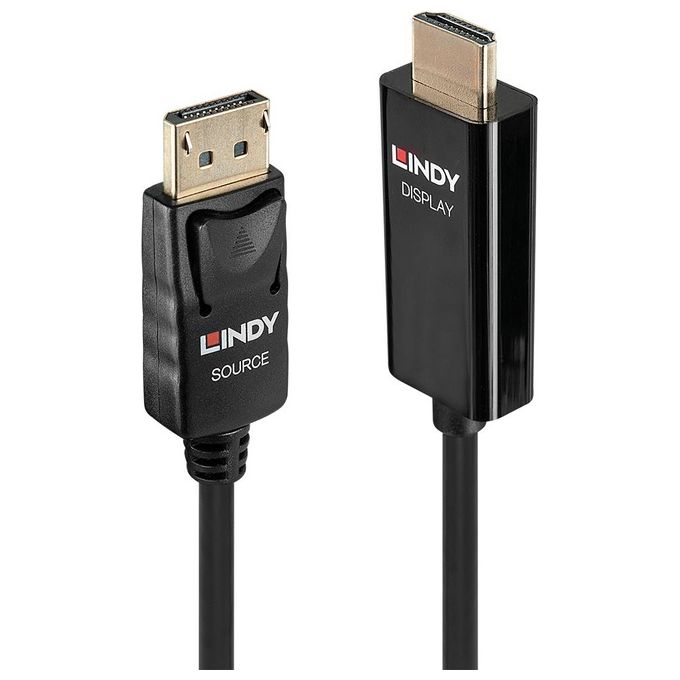 Lindy Cavo DisplayPort a Hdmi Attivo 1mt