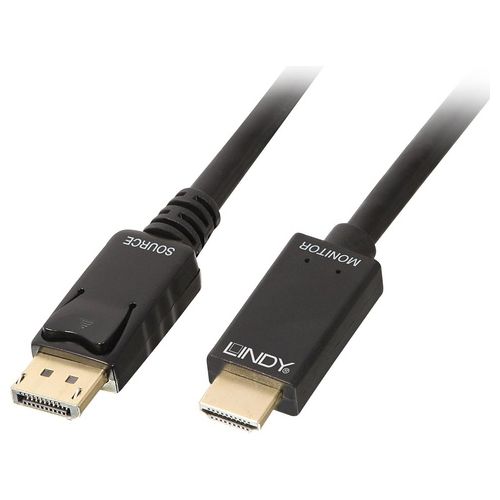 Lindy Cavo DisplayPort Hdmi 4K30 5mt