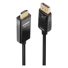 Cavo e Adattatore Video 5mt Displayport Hdmi Tipo a Standard Nero