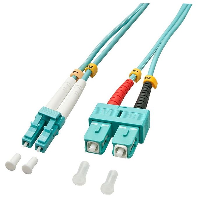 Lindy Cavo in Fibra Ottica OM3 LC/SC 50/125 5mt