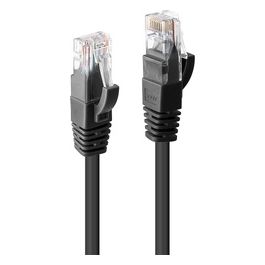 Lindy Cavo di Rete 0,3mt Cat6 U/UTP UTP Nero