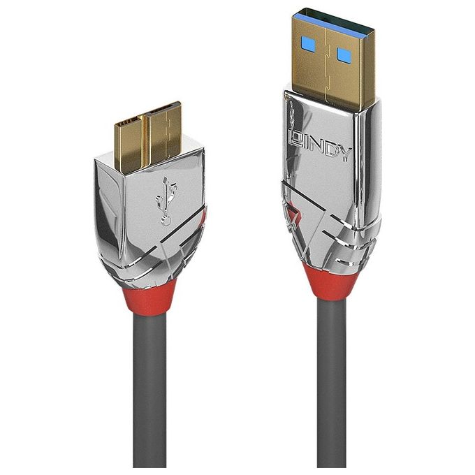 Lindy Cavo Usb 0,5mt 3.2 Gen 1 Usb a Micro-Usb B Grigio