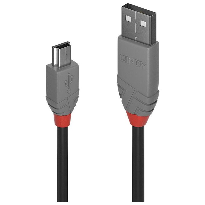 Lindy Cavo Usb 2.0 Tipo A a Mini B Anthra Line 05mt