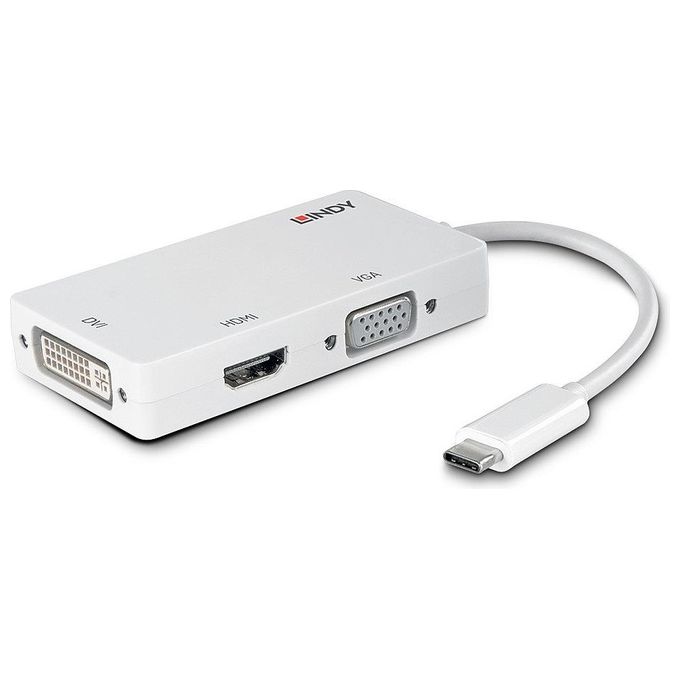 Lindy Converter Usb 3.1 Tipo C a Hdmi/Dci/Vga