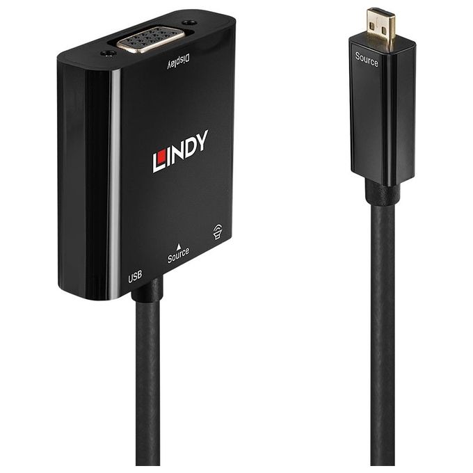 Lindy Convertitore da Micro Hdmi a Vga e Audio