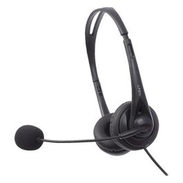 Cuffie Stereo Usb con Microfono Nero