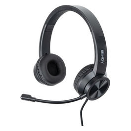 Cuffie Ufficio USB-C Cablate Nero
