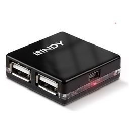 Lindy Mini Hub Usb 2.0 4 Porte