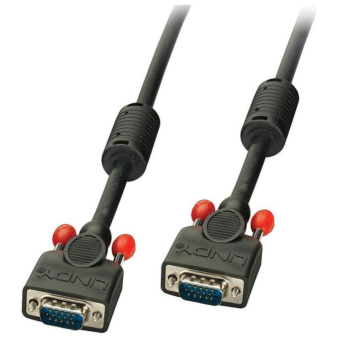 Lindy vga Cavo m/m Black 0.5m
