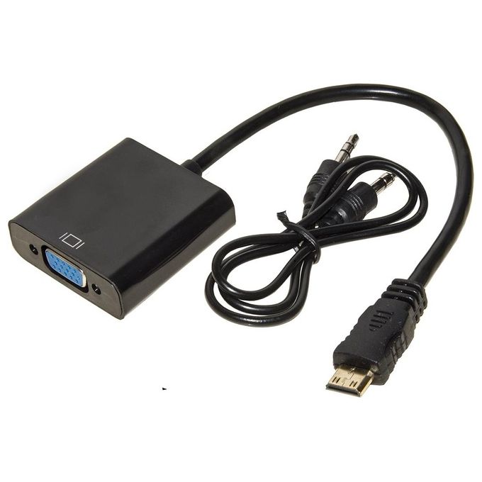 Link adattatore mini hdmi tipo c - vga femmina + audio